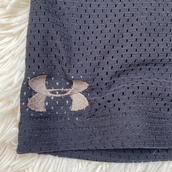 🎉HP🎉 Under Armour Pull On Athletic Mesh Shorts 💗 Black - Picture 9 of 11